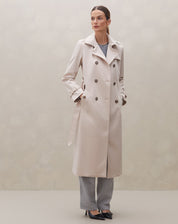Trench Coat Alongado - Bege