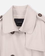 Trench Coat Alongado - Bege