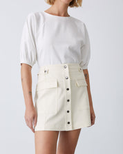 Saia Curta Alfaiataria - Areia