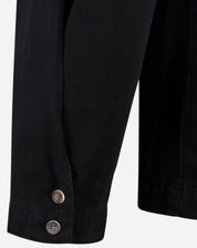 Calça Baggy de Sarja - Preto