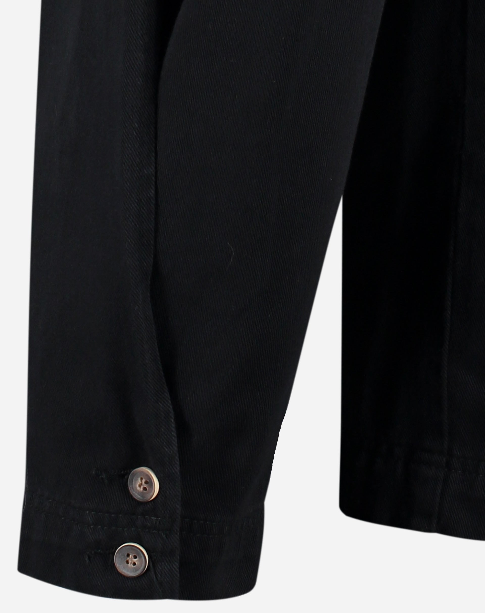 Calça Baggy de Sarja - Preto