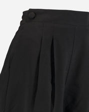 Shorts Alfaiataria com Barra Dobrada - Preto
