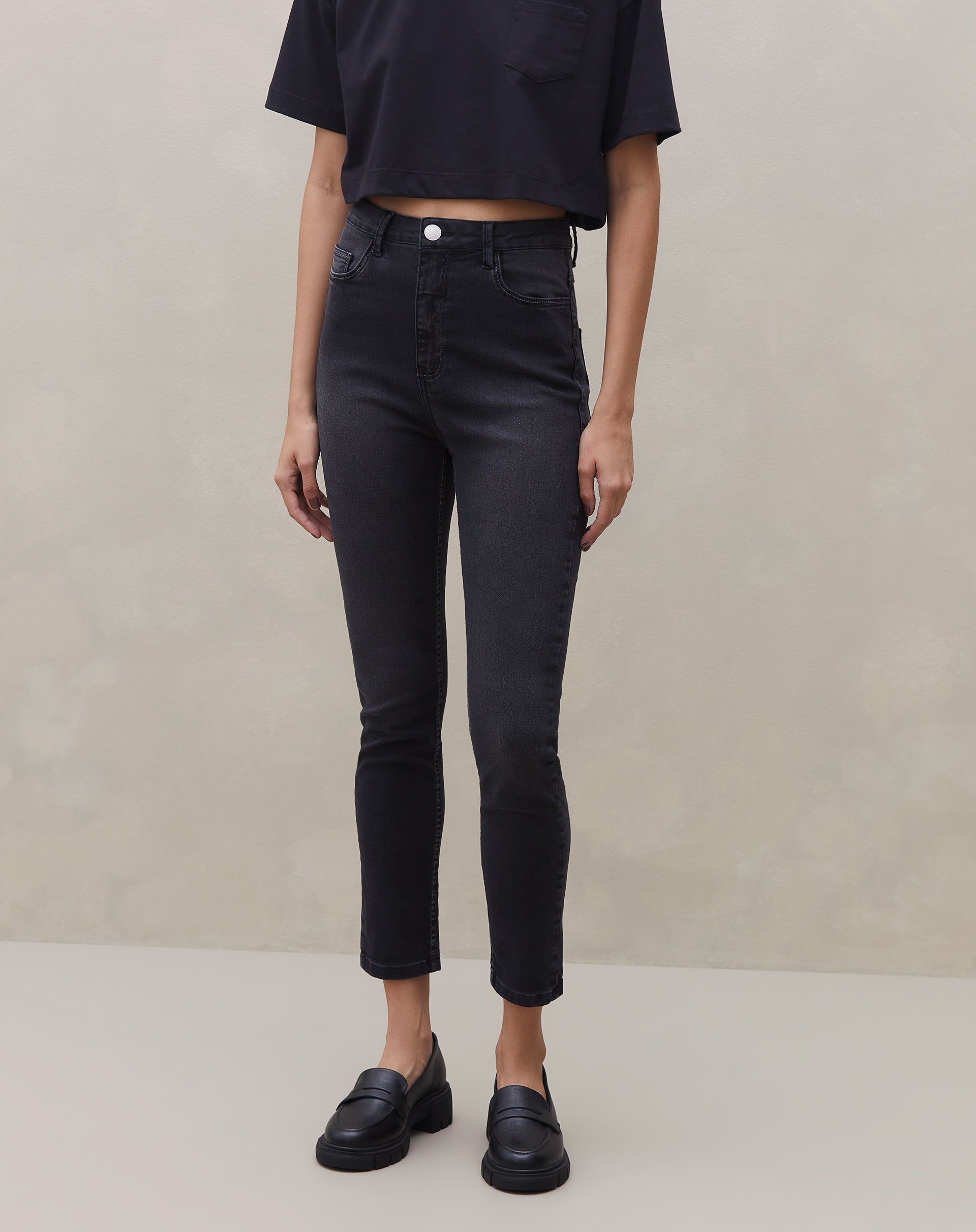 Calça Skinny Jeans - Preto