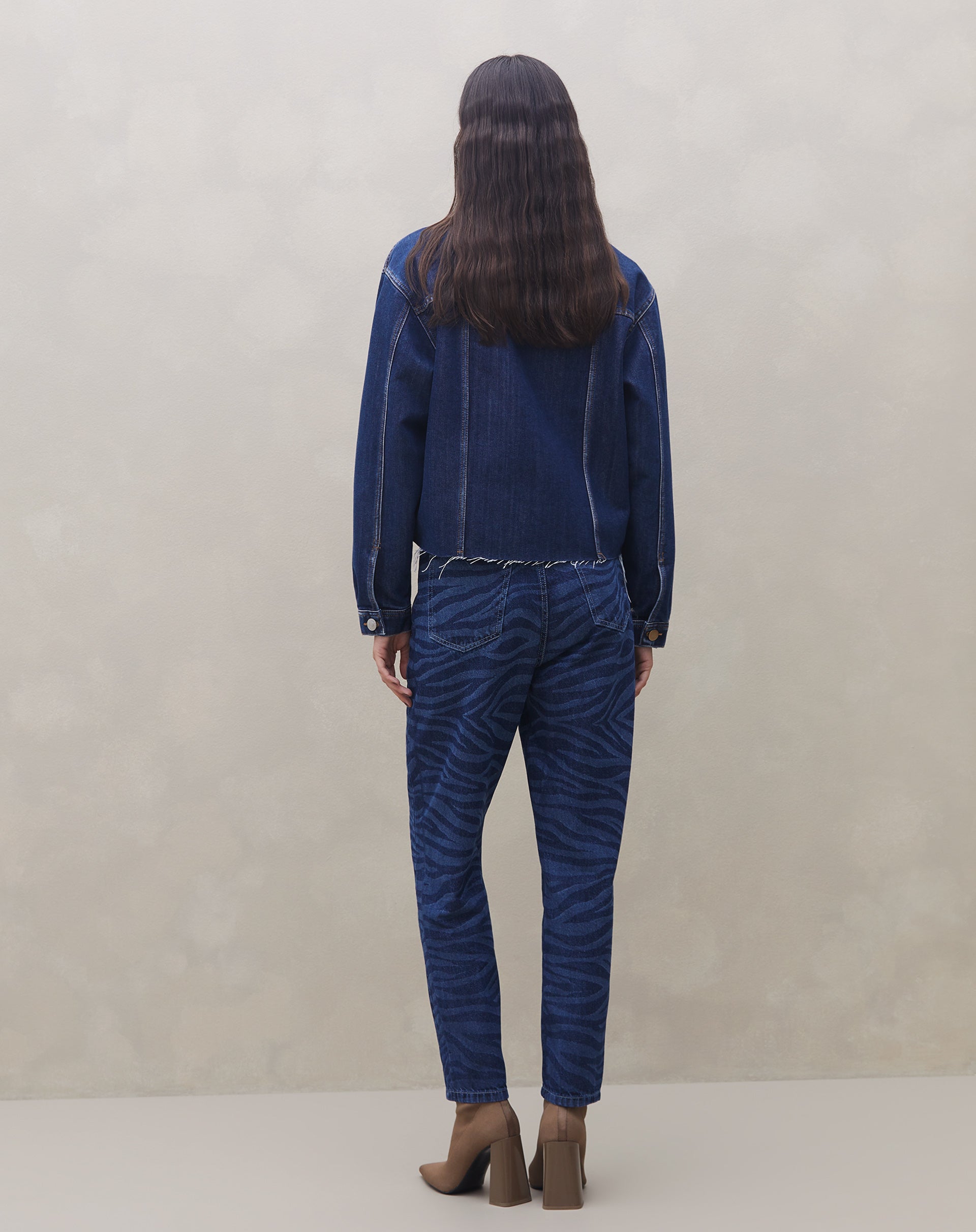 Jaqueta Oversized Jeans - Azul Escuro