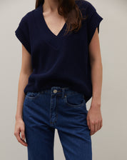 Calça Reta Jeans - Azul Médio