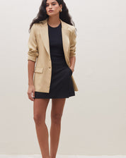 Blazer Oversized Reto  - Areia