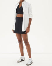 Blusa Decote V com Alças Alfaiataria - Preto