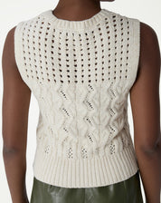 REGATA TRICOT PONTO DIFERENCIADO - BEGE