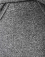 Saia Longa Tricot - Chumbo