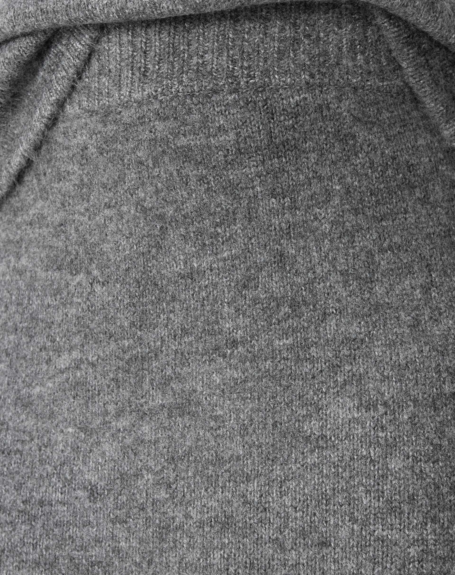 Saia Longa Tricot - Chumbo