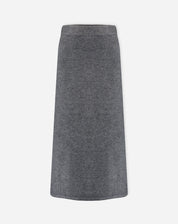 Saia Longa Tricot - Chumbo