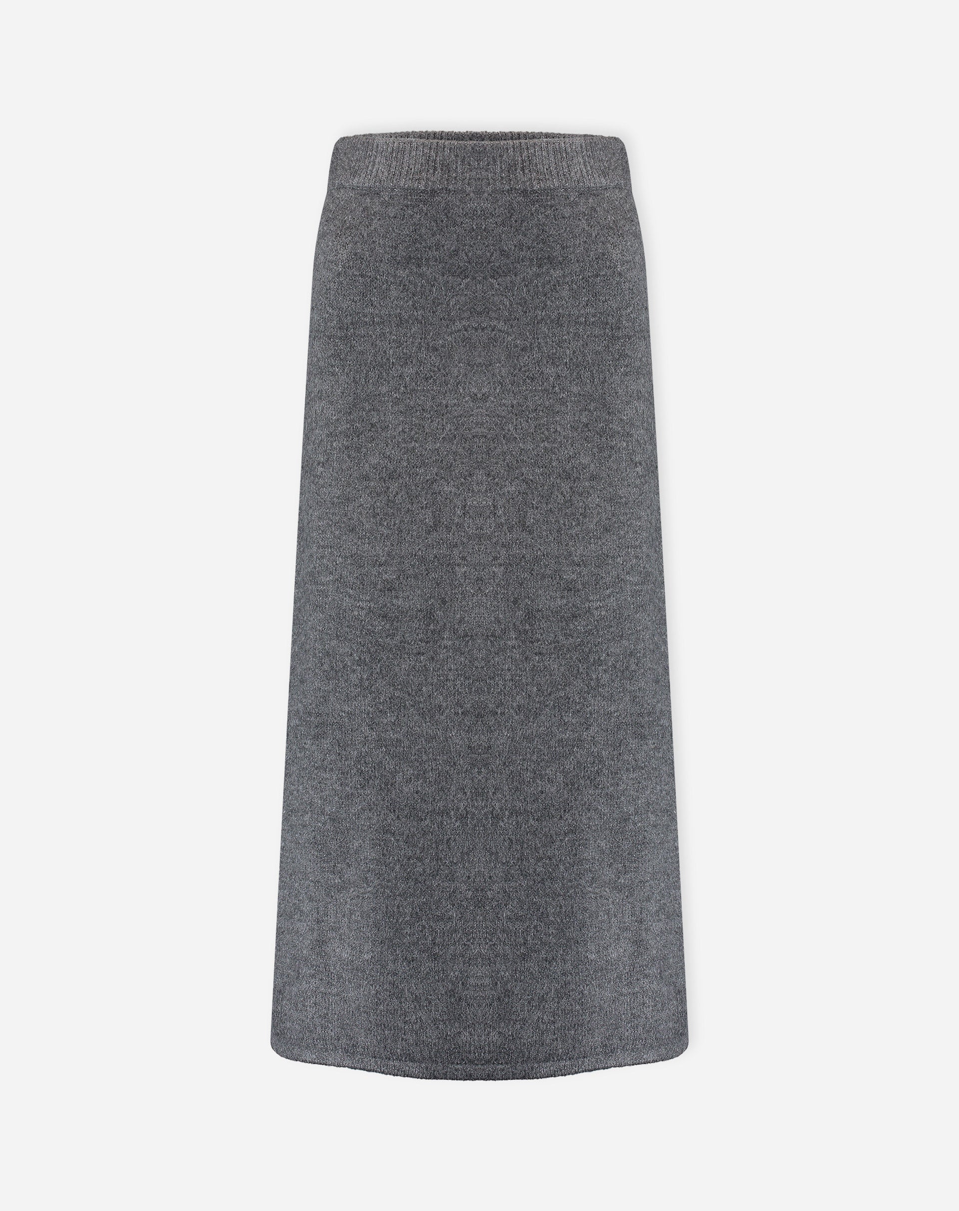 Saia Longa Tricot - Chumbo