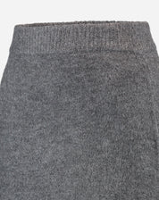 Saia Longa Tricot - Chumbo