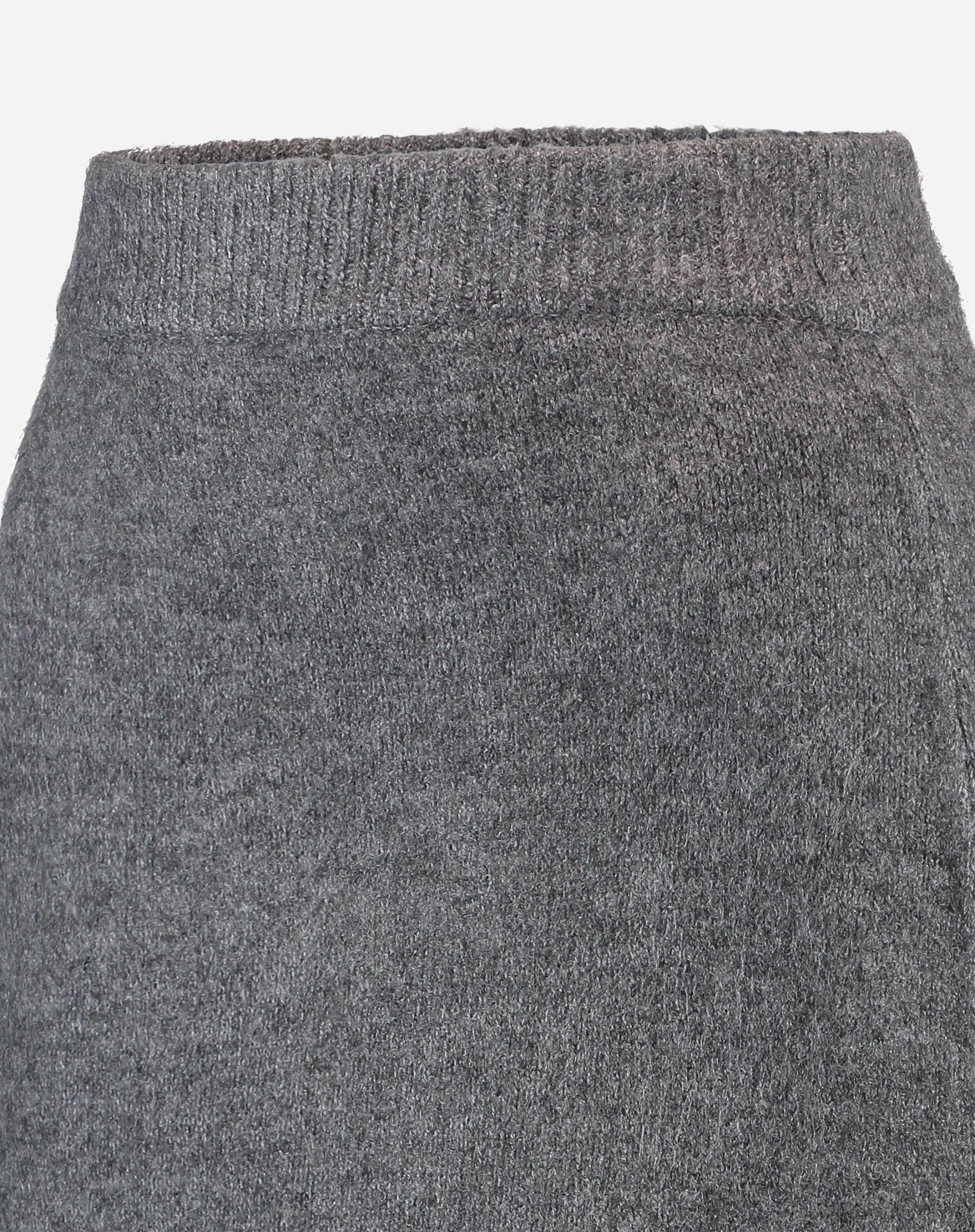 Saia Longa Tricot - Chumbo