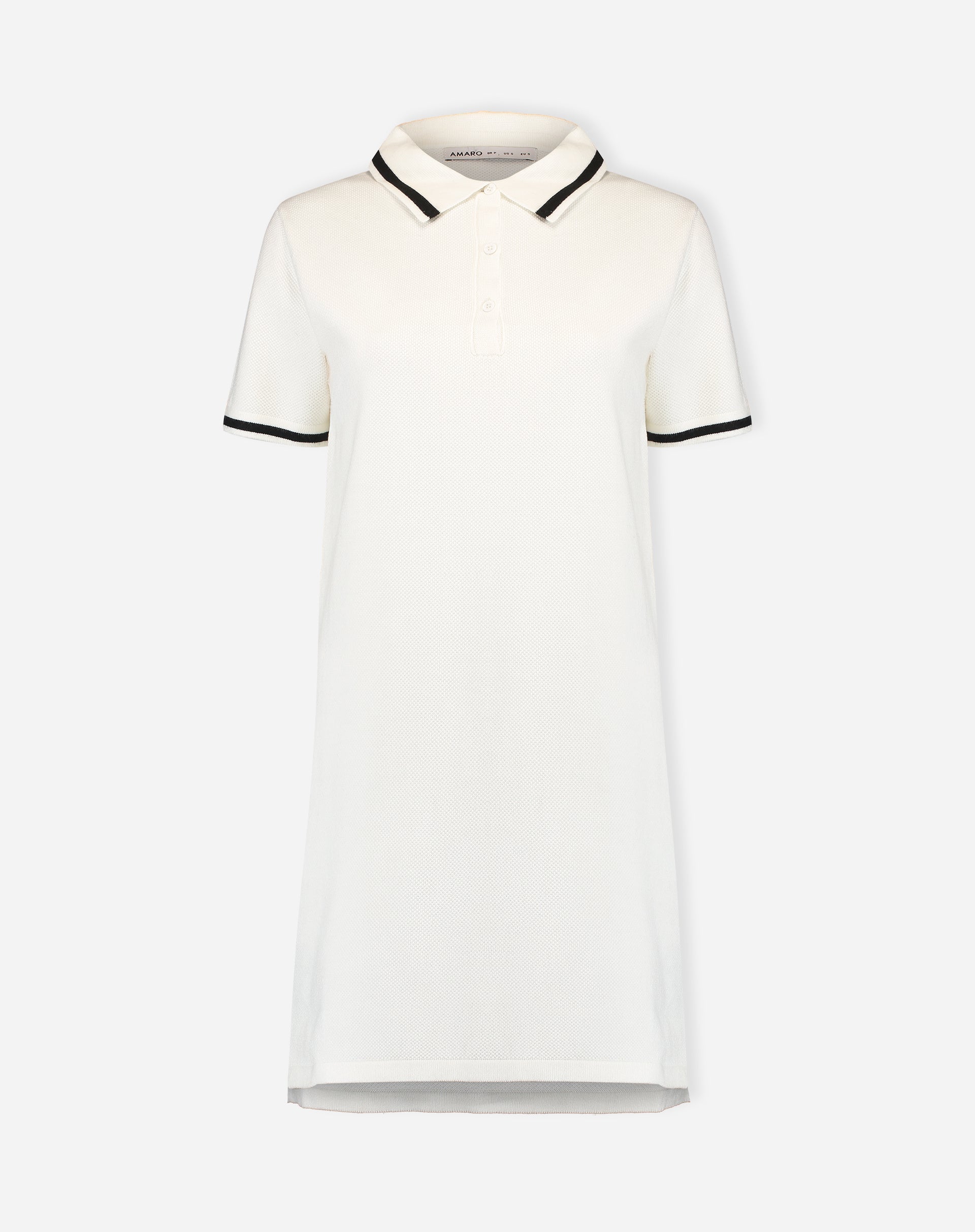 Vestido Polo Tricot - Off-white