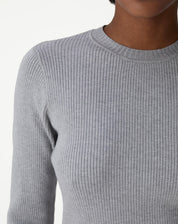 Jaqueta Recortes Jeans - Cinza Mescla