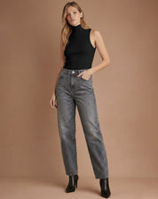 Regata Gola Alta Canelada - Preto