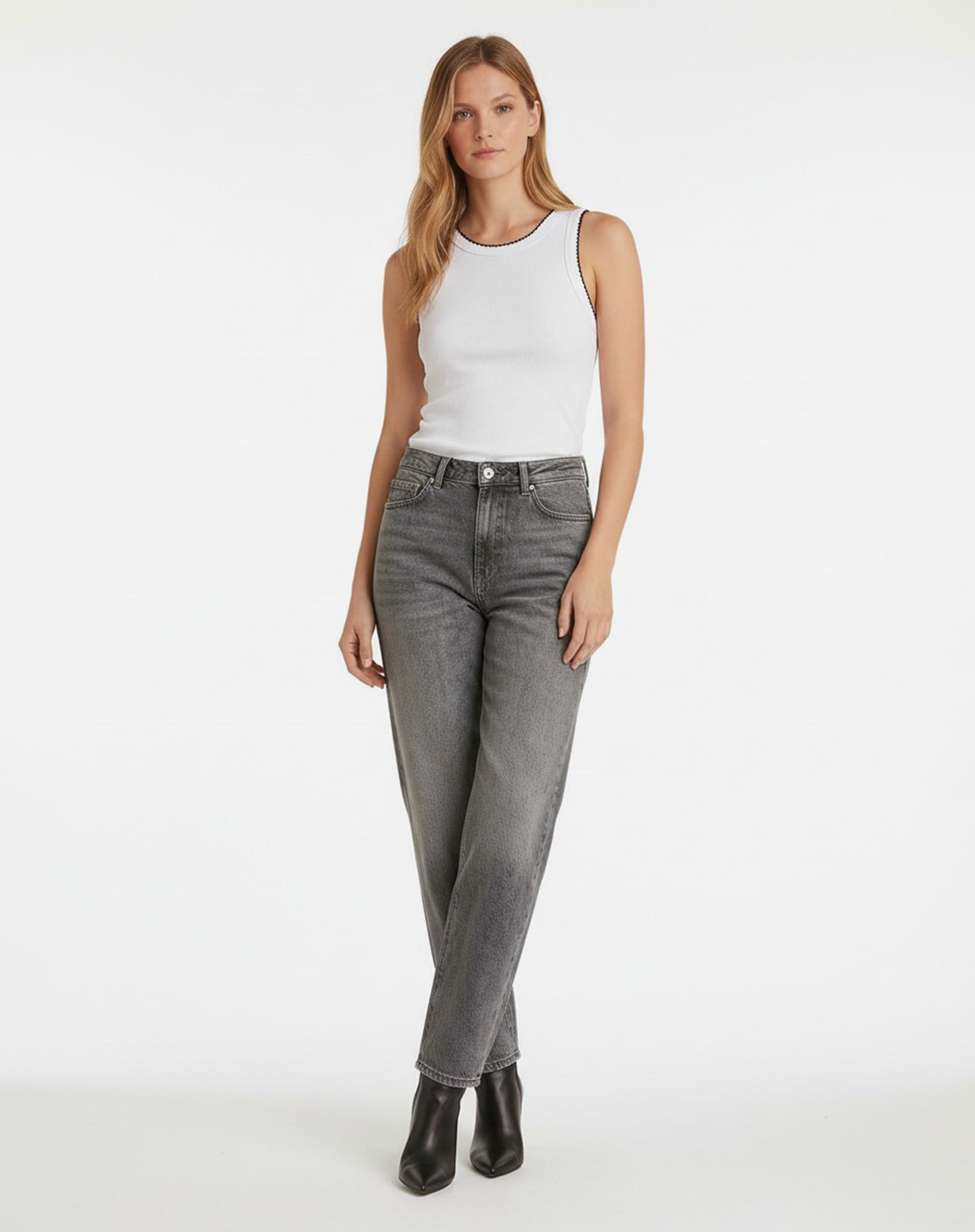 Regata com Detalhe Contrastante - Branco