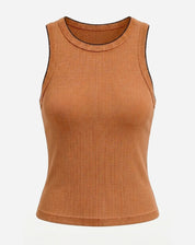 Regata com Detalhe Contrastante - Marrom