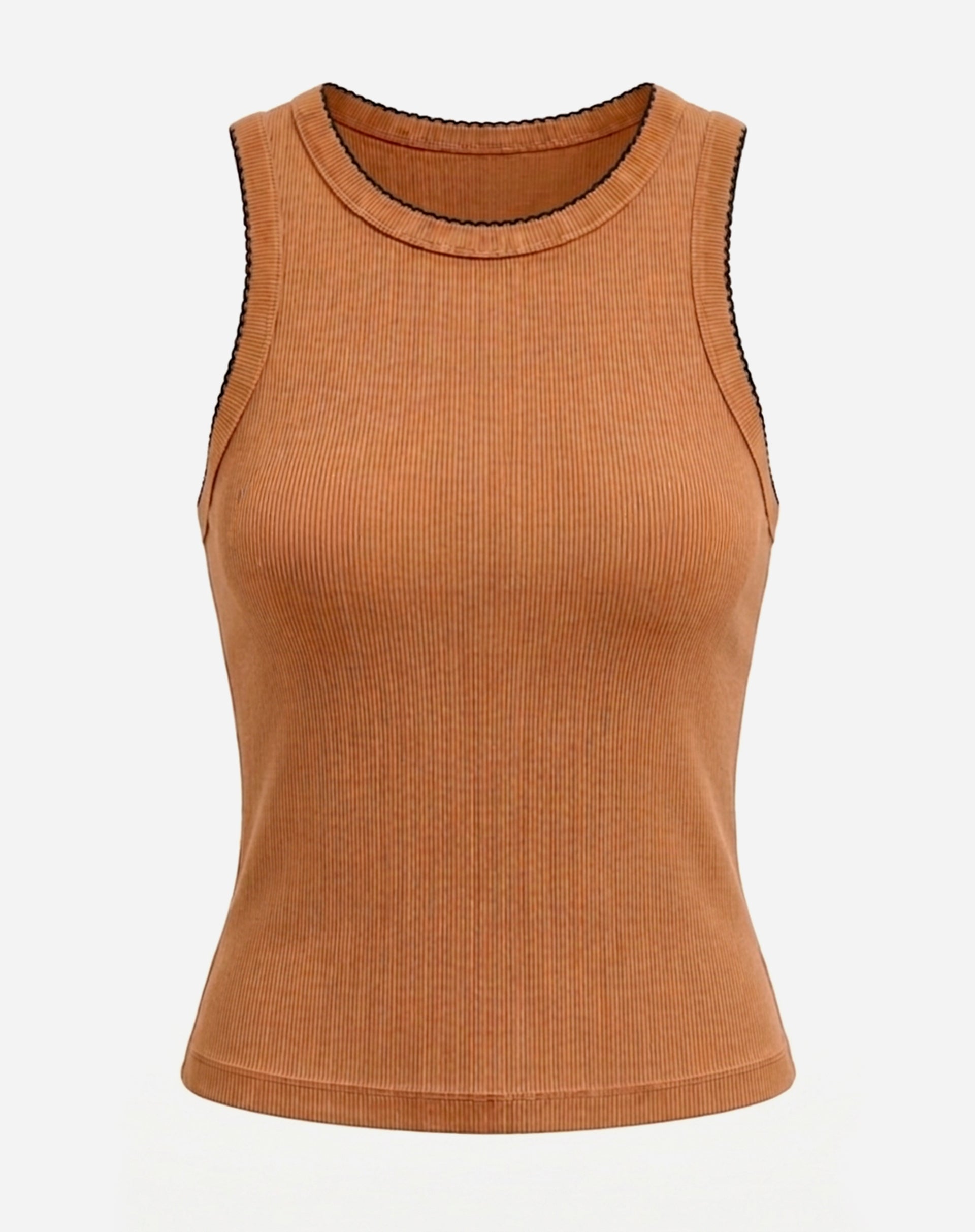 Regata com Detalhe Contrastante - Marrom