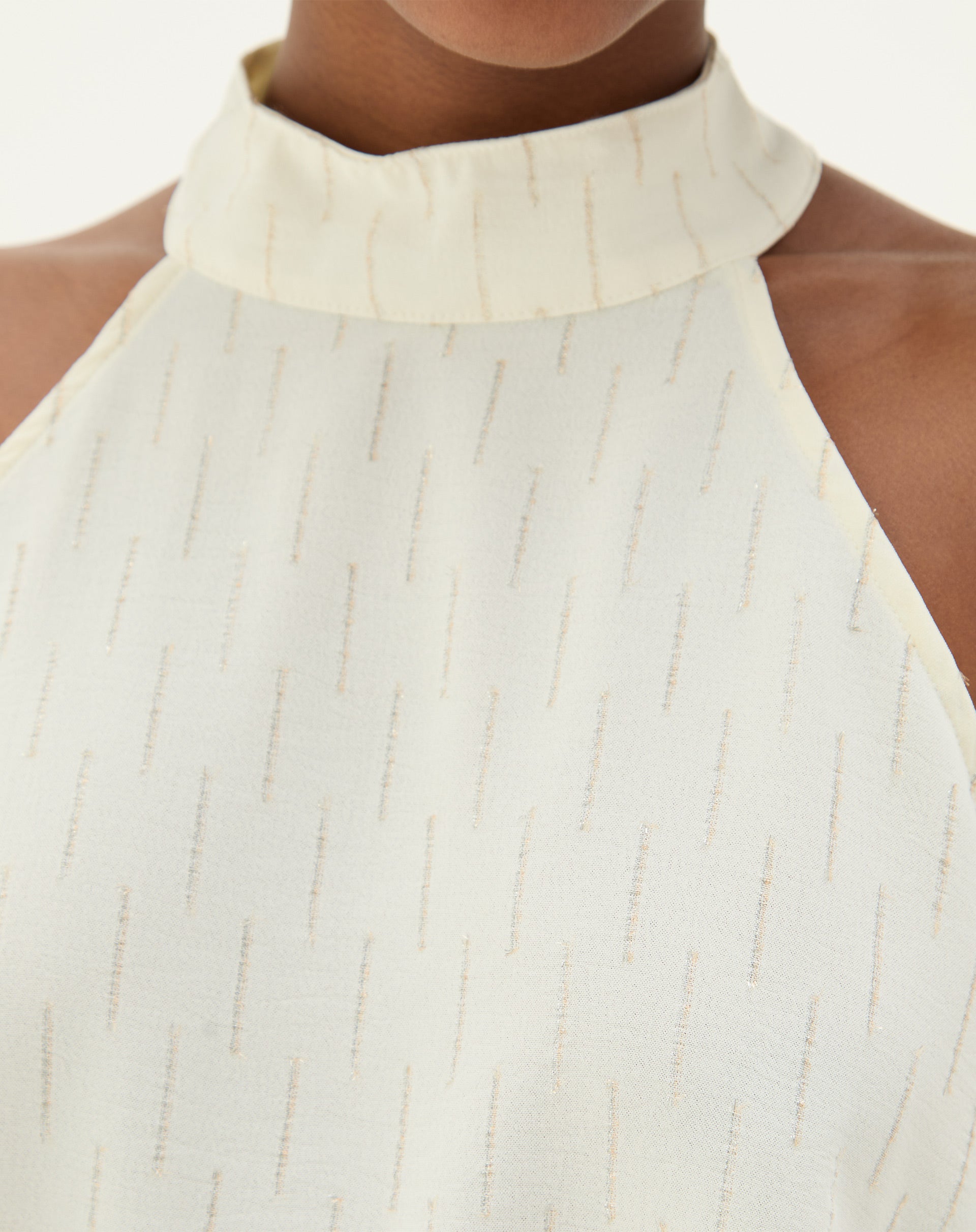 BLUSA FRENTE ÚNICA - OFF-WHITE