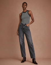 Regata Halter Listrada - Preto