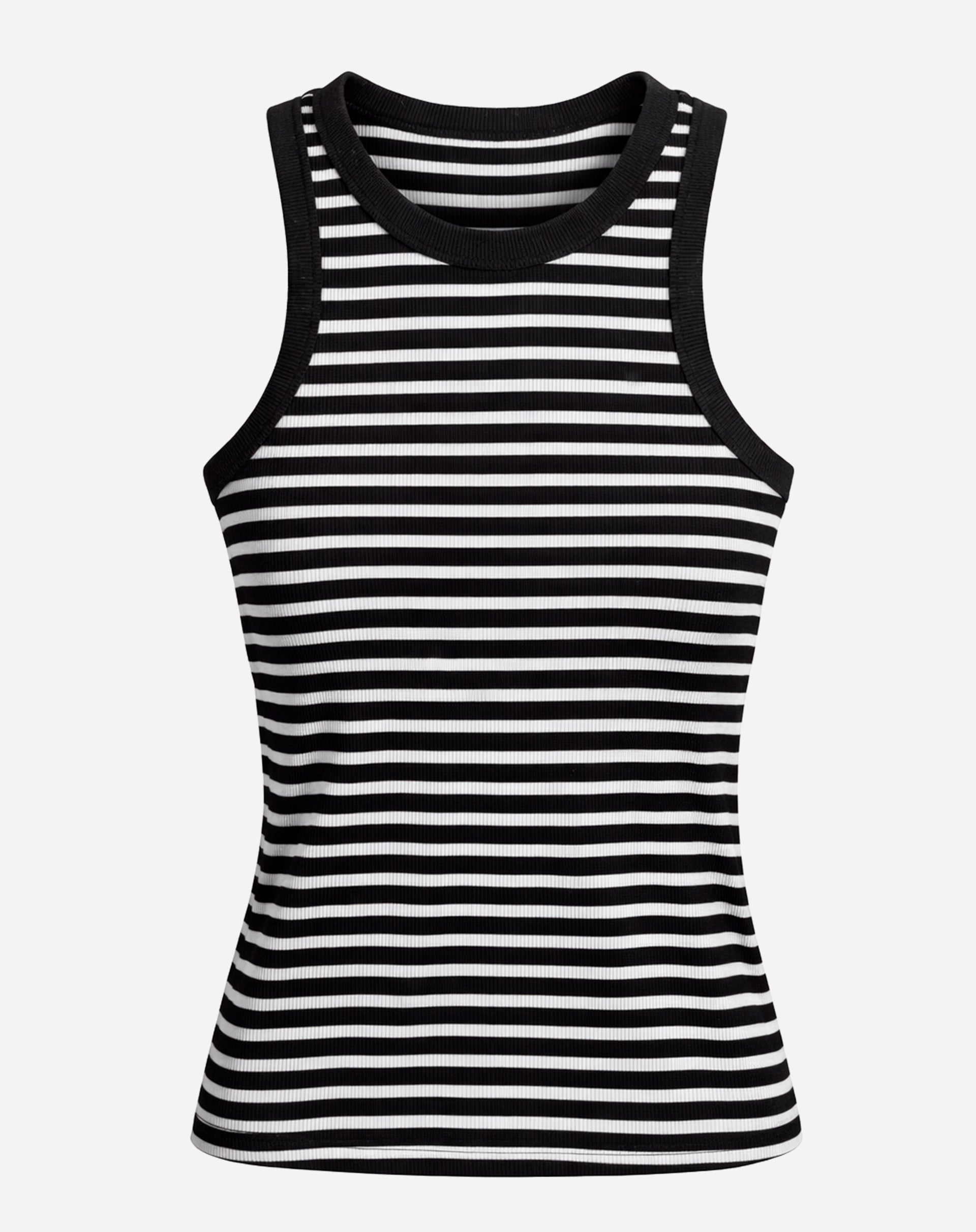 Regata Halter Listrada - Preto