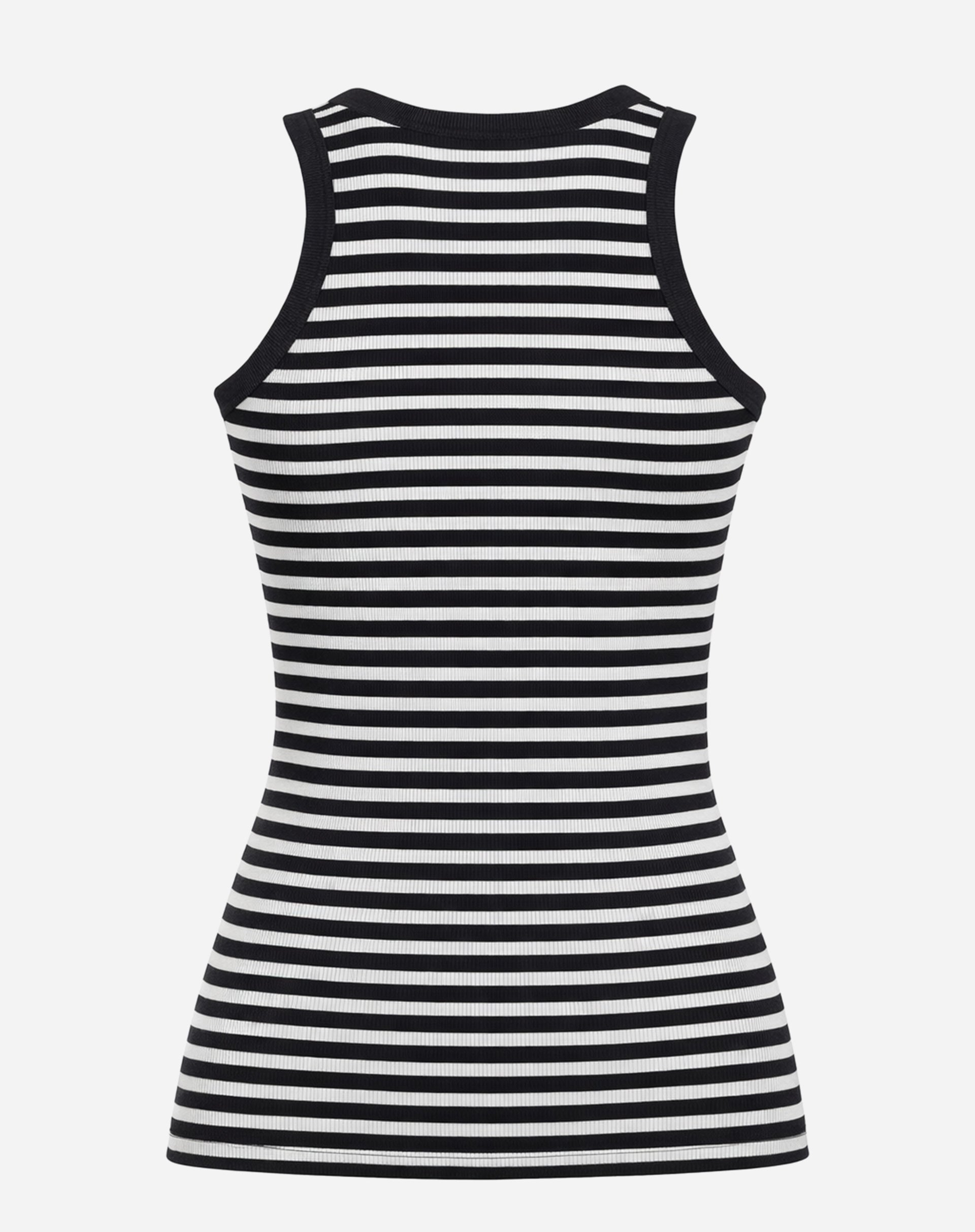 Regata Halter Listrada - Preto