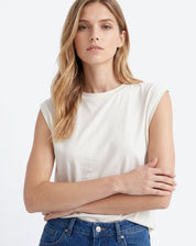 Camiseta Manga Japonesa de Malha - Off White