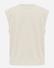 Camiseta Manga Japonesa de Malha - Off White