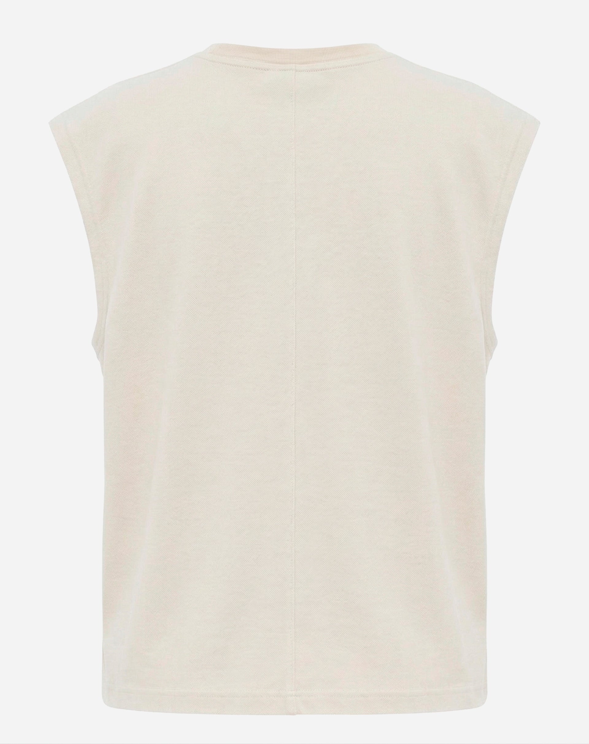 Camiseta Manga Japonesa de Malha - Off White