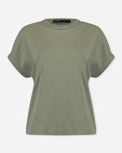 Camiseta Lisa de Malha - Verde Militar