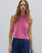 T-shirt Cropped Regata  - Rosa