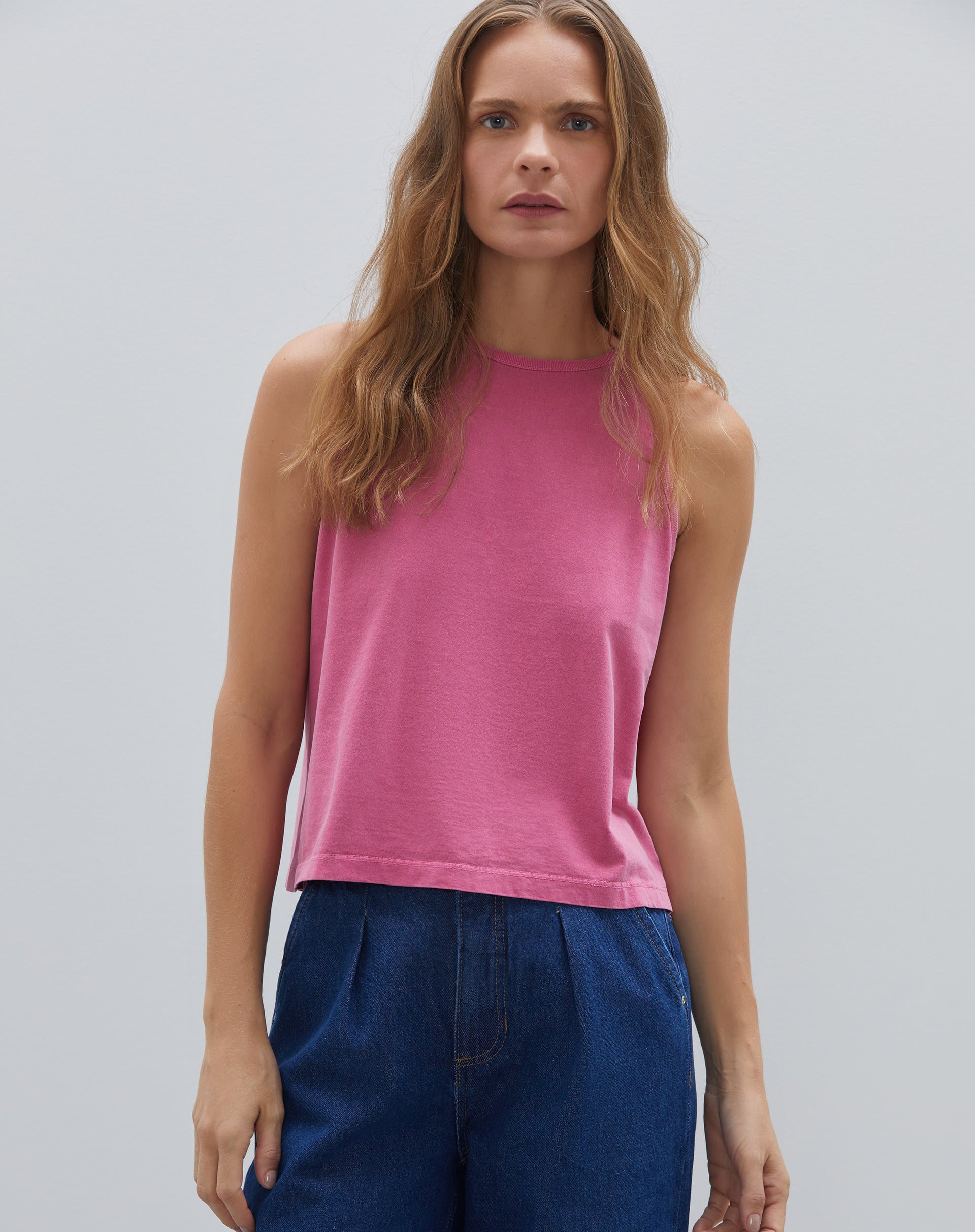 T-shirt Cropped Regata  - Rosa