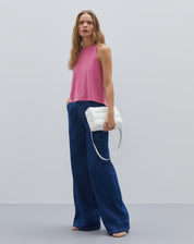 T-shirt Cropped Regata  - Rosa