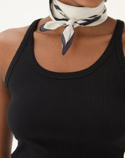 Lenço AMARO by Scarf Me 60x60cm - PRETO E BRANCO