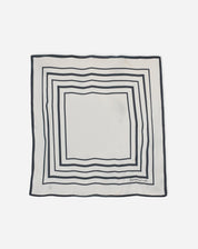 Lenço AMARO by Scarf Me 60x60cm - PRETO E BRANCO