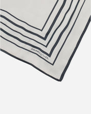 Lenço AMARO by Scarf Me 60x60cm - PRETO E BRANCO