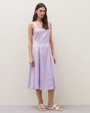 Vestido Midi Evasê - Lilás