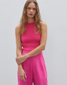 Regata Halter Neck de Tricot  - Rosa