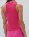 Regata Halter Neck de Tricot  - Rosa