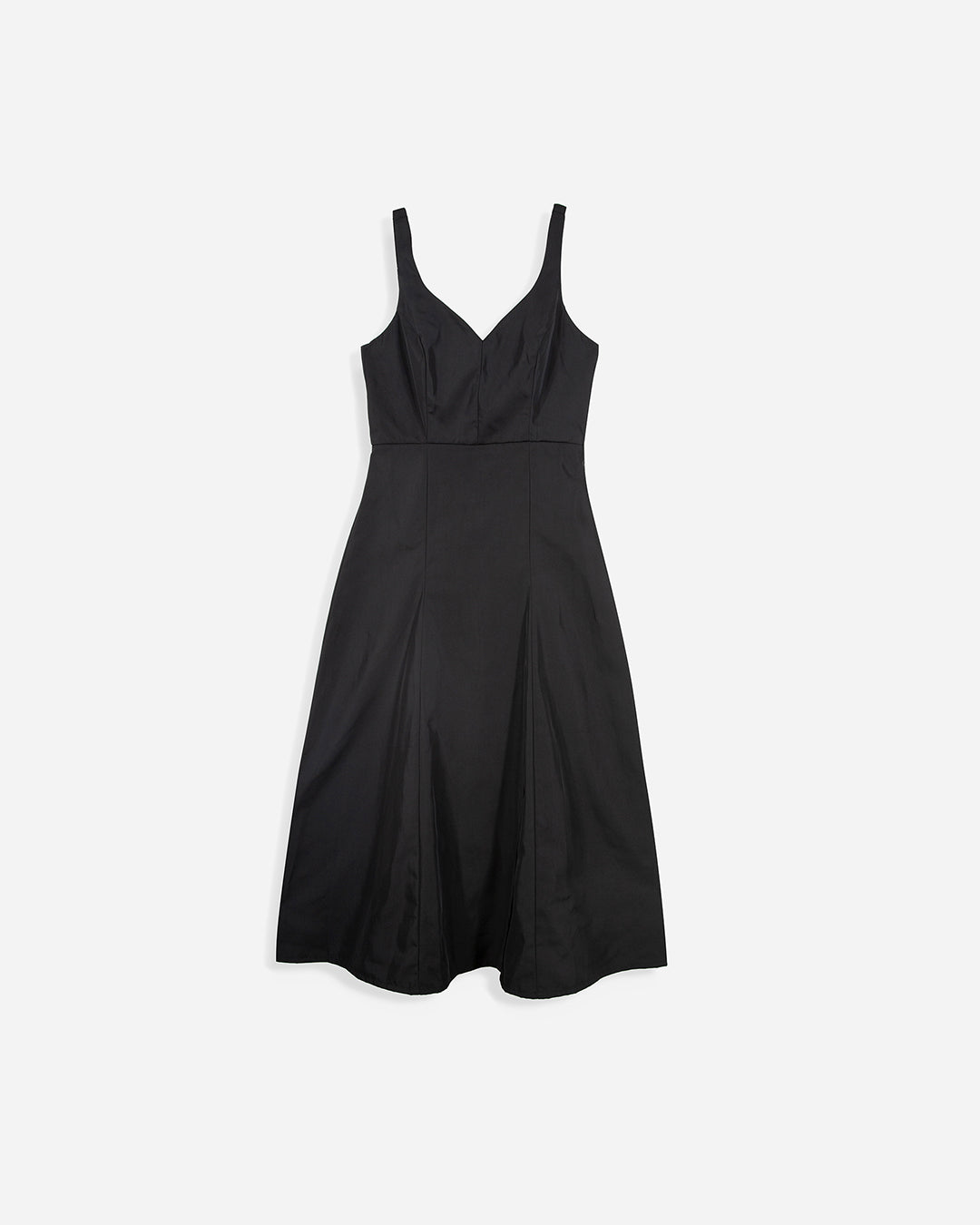 Vestido Decote V Alfaiataria - Preto