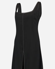 Vestido Regata Alfaiataria Midi - Preto