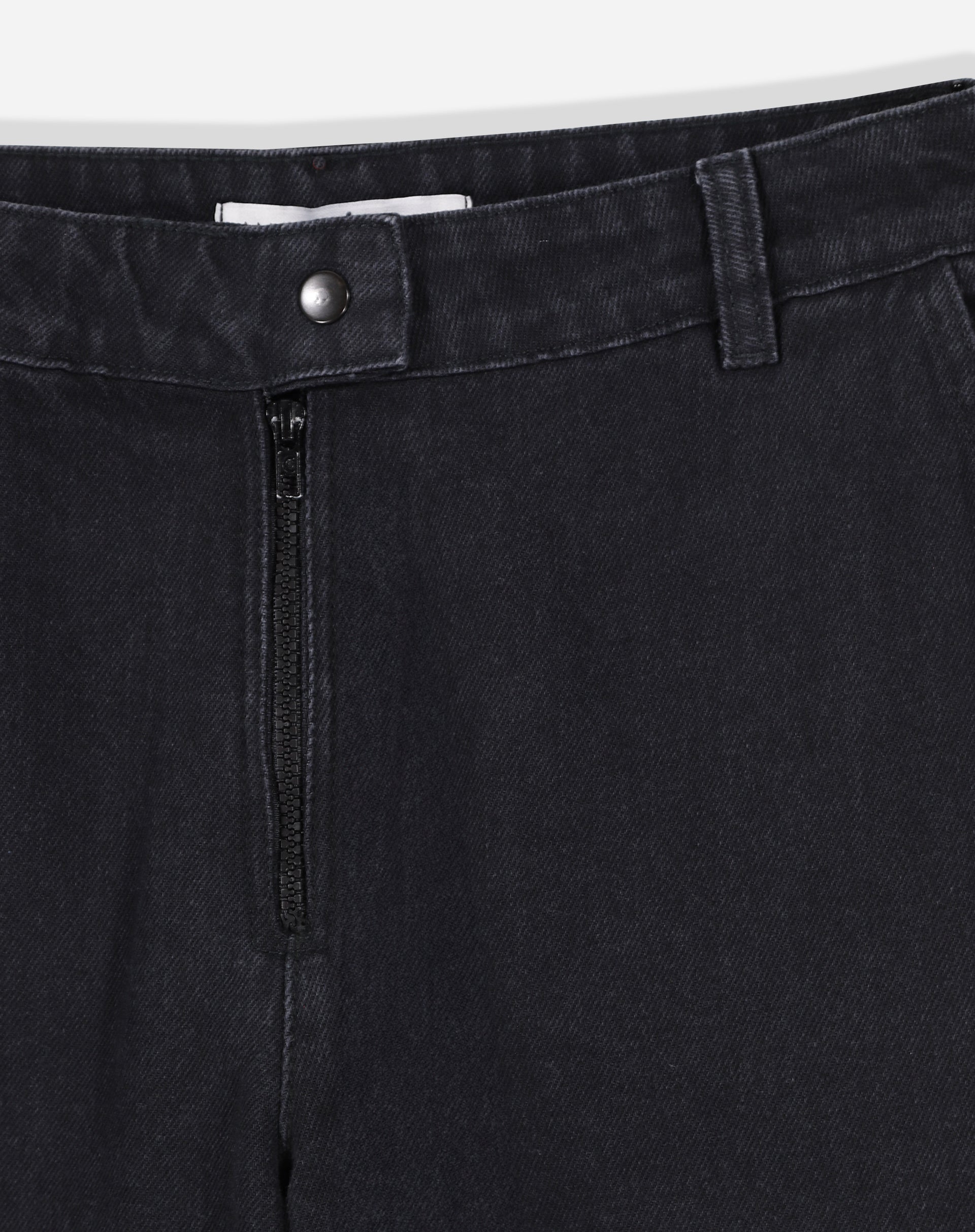 Calça Cargo Jeans - Preto