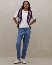 Colete de Tricot Jacquard - Xadrez
