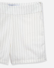 Shorts Alfaiatado Risca de Giz - Off-white