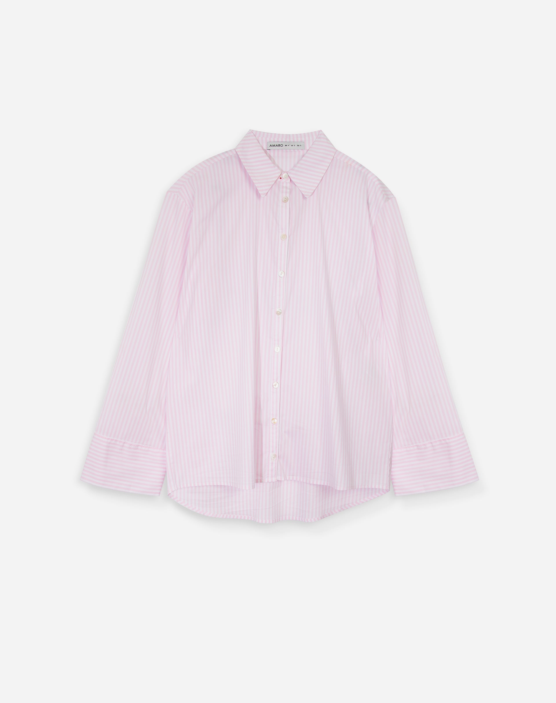 Camisa Manga Longa Fio Tinto - Rosa