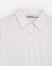 Camisa Manga Longa de Linho - Branco