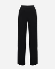 Calça Reta Cós Elástico  - Preto