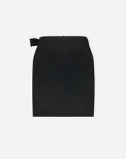 Saia Curta Transpassada com Amarração - Preto
